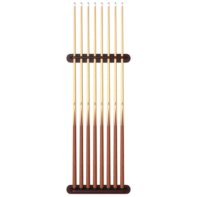 Viper Traditional Mahogany 8 Cue Wall Cue Rack