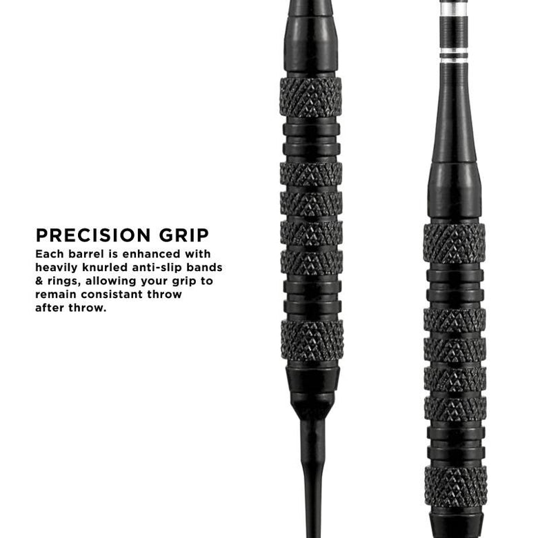 Viper Black Magic Soft Tip Darts 6 Knurled Rings 18 Grams Soft-Tip Darts Viper 