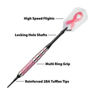 [REFURBISHED] Fat Cat Pink Lady Soft Tip Darts 16 Grams Refurbished Refurbished GLD Products 