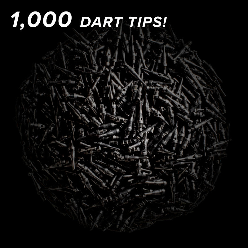 Viper Tufflex Tips SS 2BA Black 1000Ct Soft Dart Tips