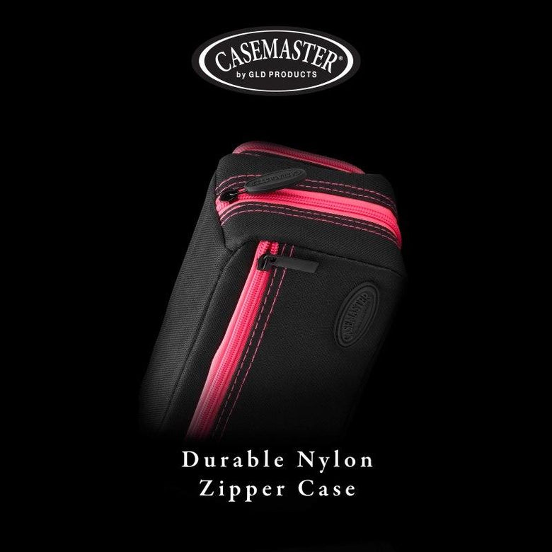 Casemaster Plazma Pro Dart Case Black with Pink Trim and Phone Pocket Dart Cases Casemaster 