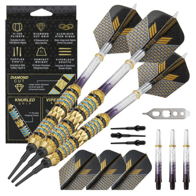 Viper Wizard Blue/Black Soft Tip Darts 18 Grams Soft-Tip Darts Viper 