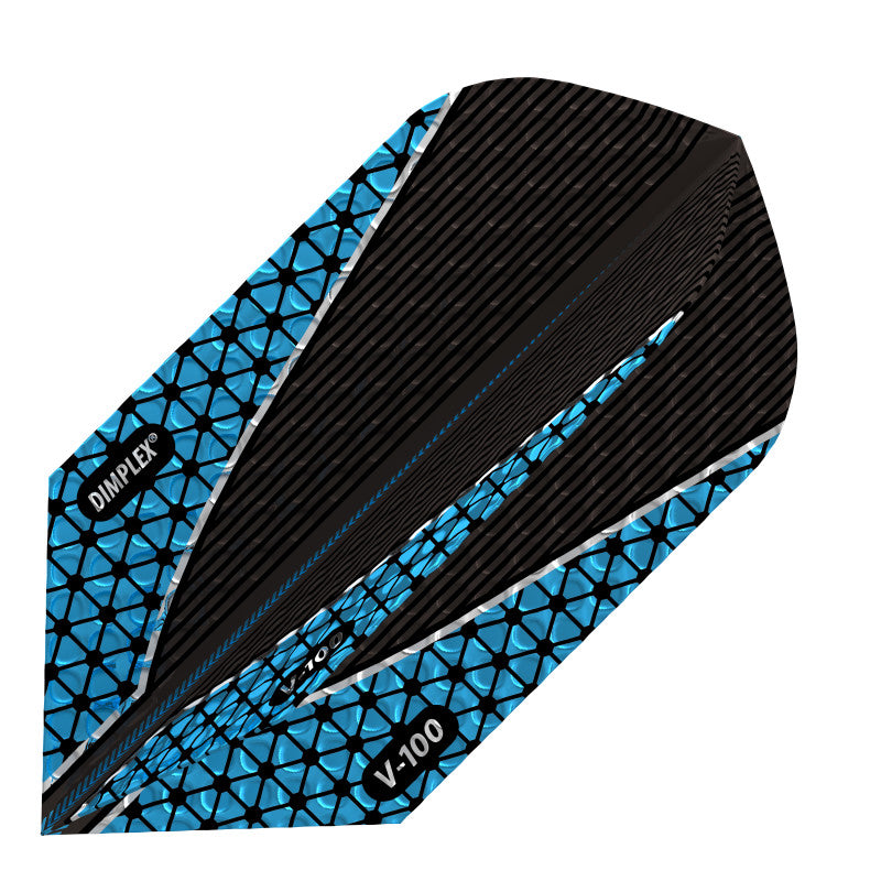 Viper Dimplex Dart Flights Slim Metallic Blue V-100 Series