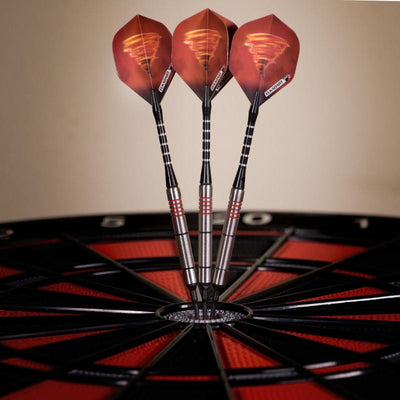 Elkadart Tornado 90% Tungsten Soft Tip Dart Set 4 Red and 2 Black Rings Soft-Tip Darts Elkadart 