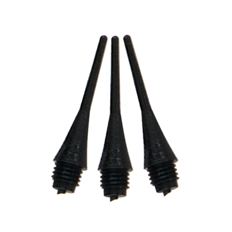 Viper Diamond Tips 1/4" Black 1000Ct Soft Dart Tips