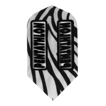 Pentathlon Slim Zebra Flights Dart Flights Viper 