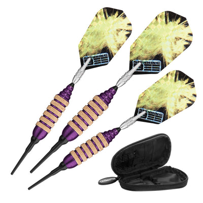 Viper Spinning Bee Purple Soft Tip Darts 16 Grams