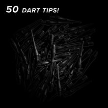 Load image into Gallery viewer, Viper Tufflex Tips III 2BA Black 50Ct Soft Dart Tips
