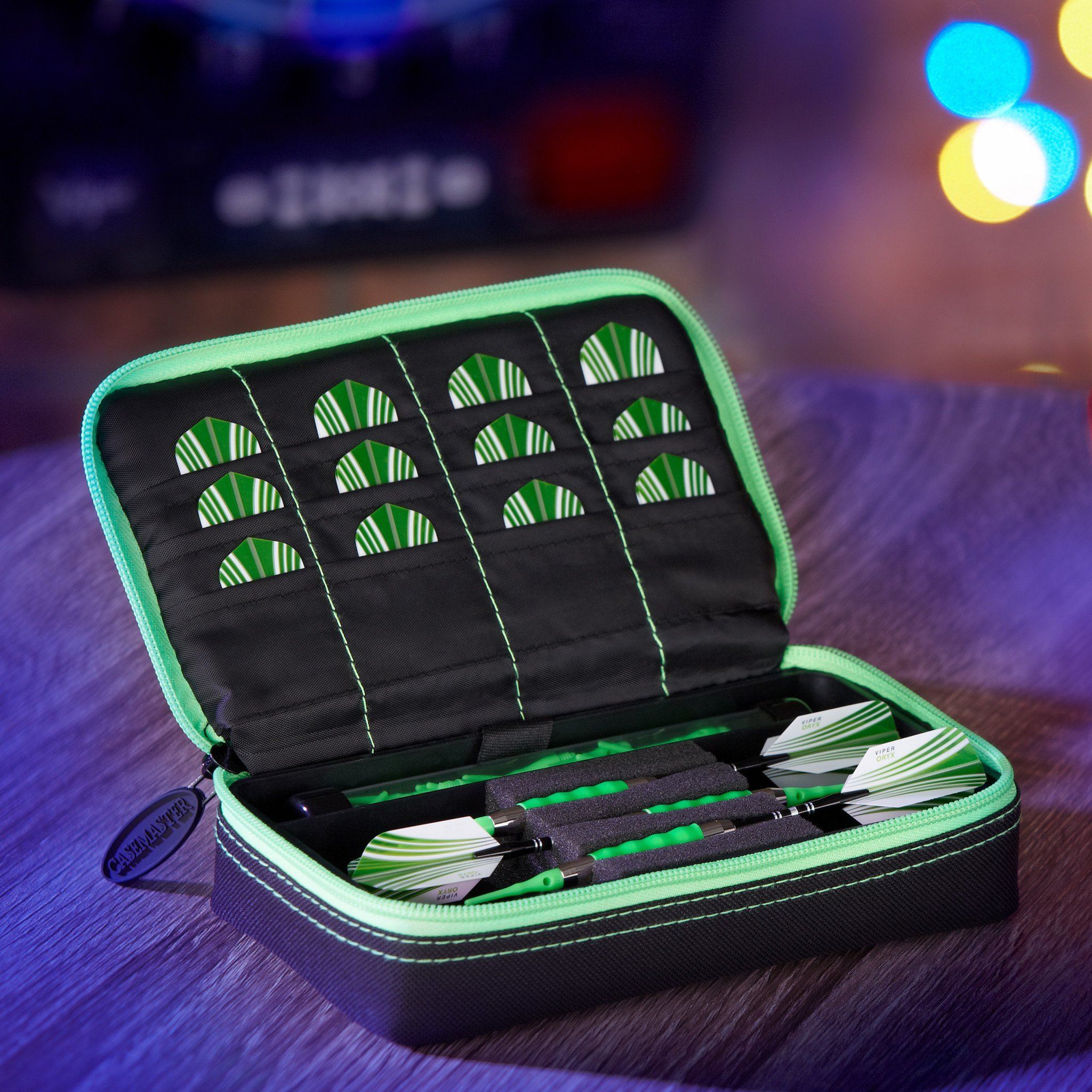[REFURBISHED] Casemaster Plazma Dart Case Black with Green Trim Refurbished Refurbished GLD Products 