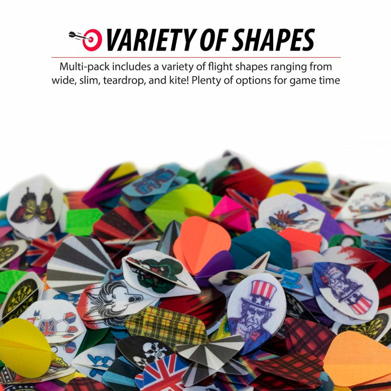 Viper Nylon Assorted Flights - 50 sets