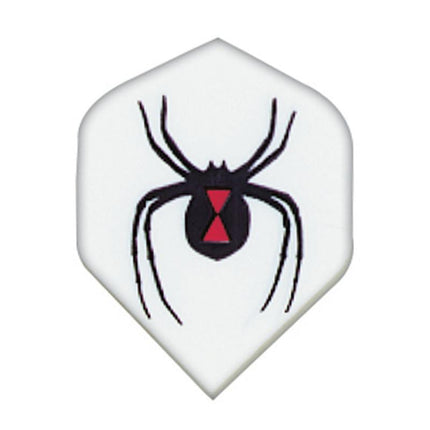 V-75 Poly Royal Hard Flights Standard Black Widow Spider Dart Flights Viper 