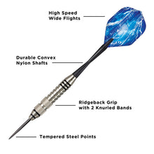 Load image into Gallery viewer, Viper Silver Thunder Steel Tip Darts 23 Grams
