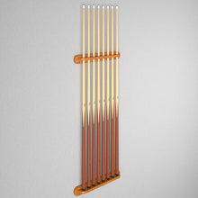 Load image into Gallery viewer, Viper Traditional Oak 8 Cue Wall Cue Rack
