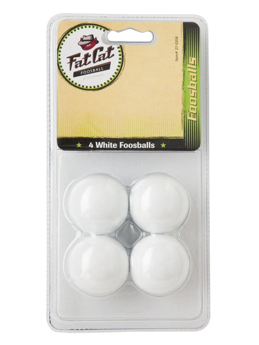 [REFURBISHED] Fat Cat White Foosballs - Set of 4 Refurbished Refurbished GLD Products 