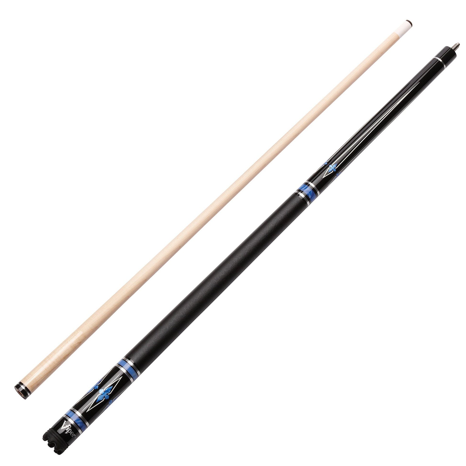 [REFURBISHED] Viper Sinister Series Cue with Black Faux Leather Wrap Refurbished GLD Products