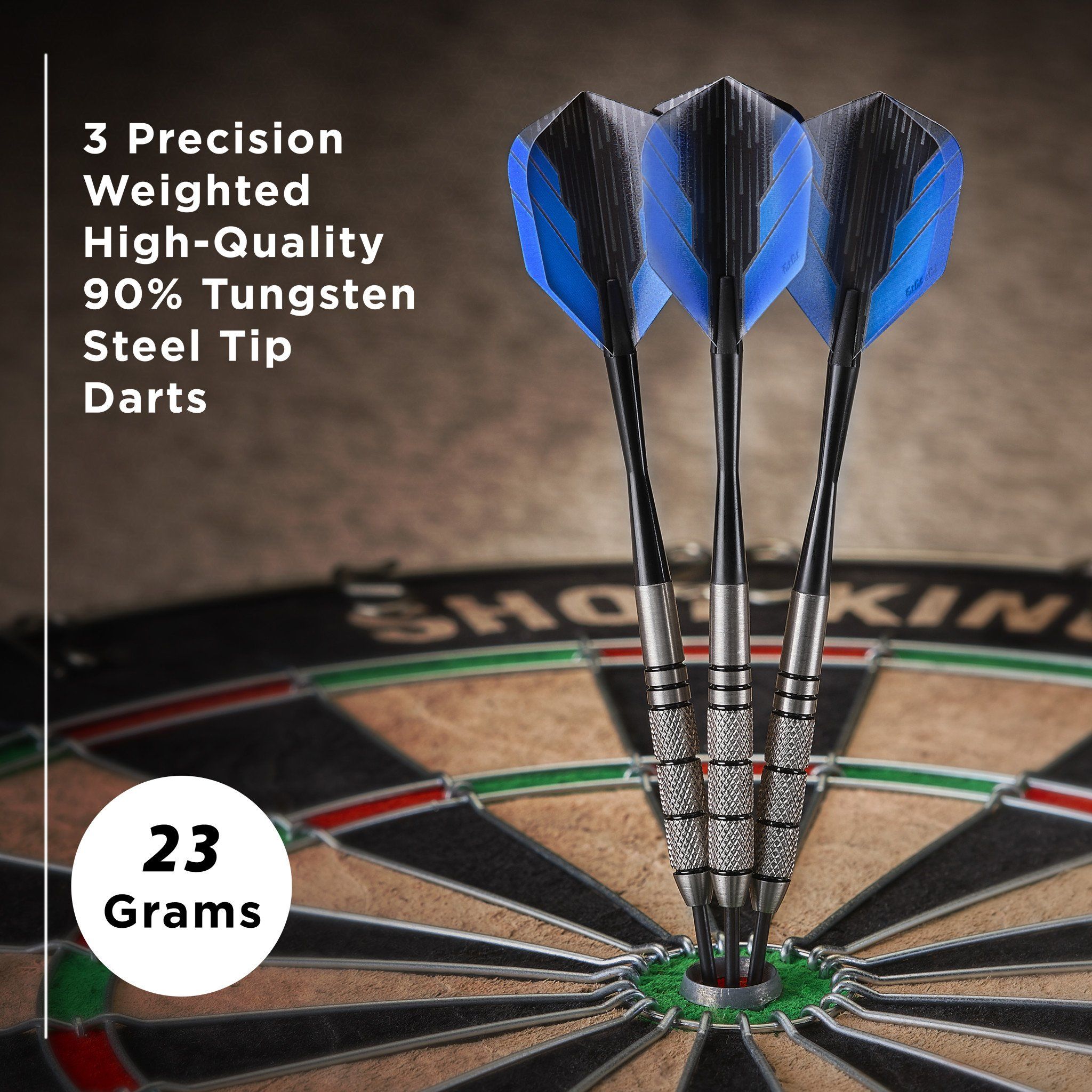 [REFURBISHED] Fat Cat Bulletz 90% Tungsten Steel Tip Darts 23 Grams Refurbished Refurbished GLD Products 