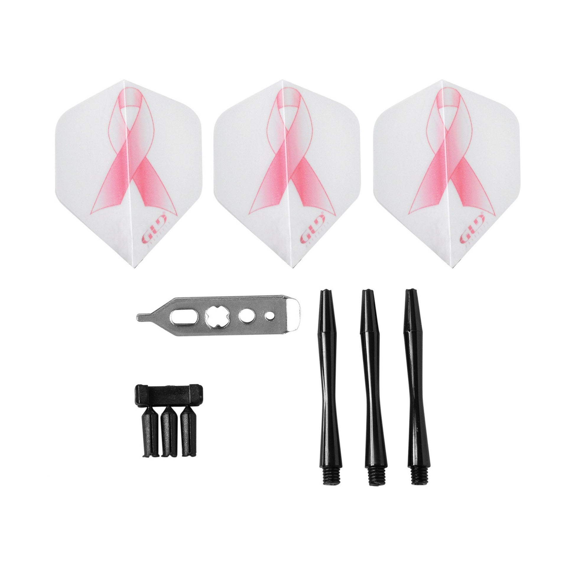 [REFURBISHED] Fat Cat Breast Cancer Steel Tip Dart Set 20 Grams Refurbished Refurbished GLD Products 