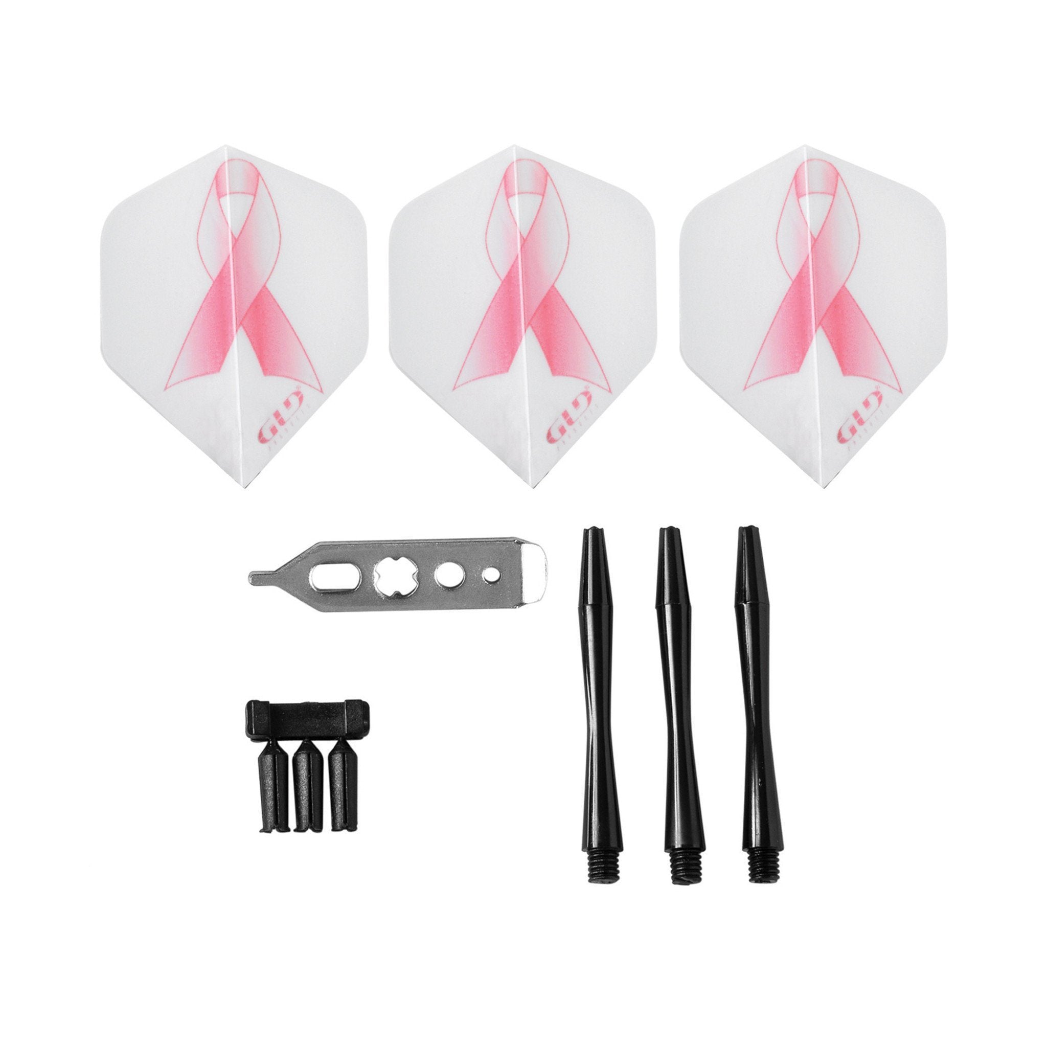 [REFURBISHED] Fat Cat Breast Cancer Steel Tip Dart Set 20 Grams Refurbished Refurbished GLD Products 
