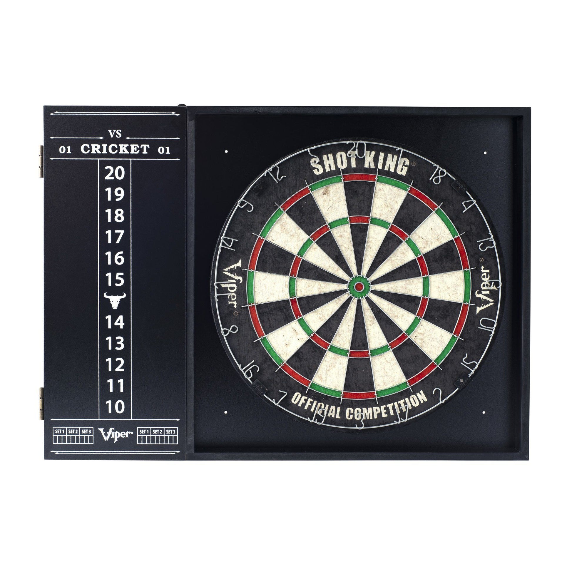 [REFURBISHED] Viper Steadfast Backboard with Shot King Sisal Dartboard Refurbished Refurbished GLD Products 