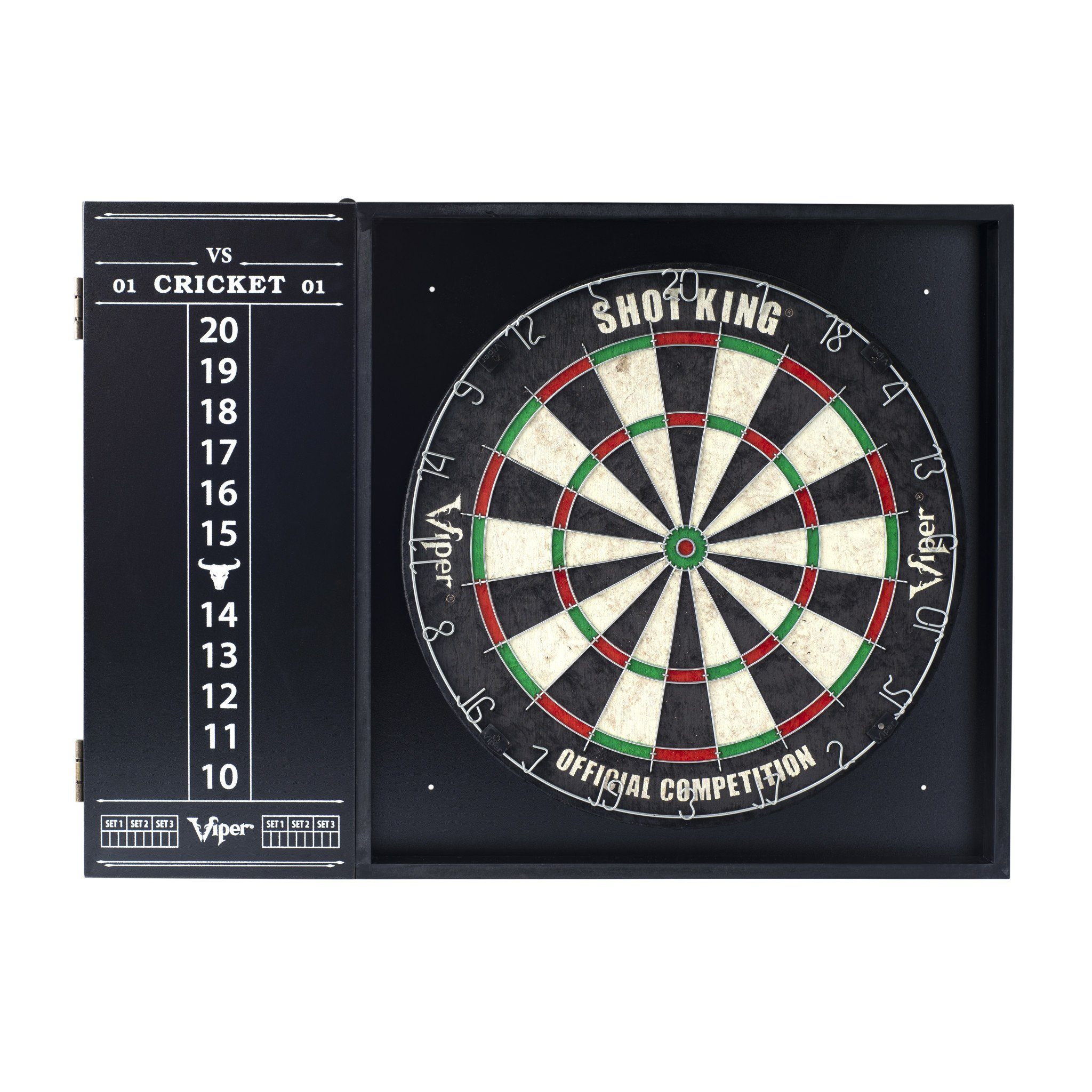[REFURBISHED] Viper Steadfast Backboard with Shot King Sisal Dartboard Refurbished Refurbished GLD Products 