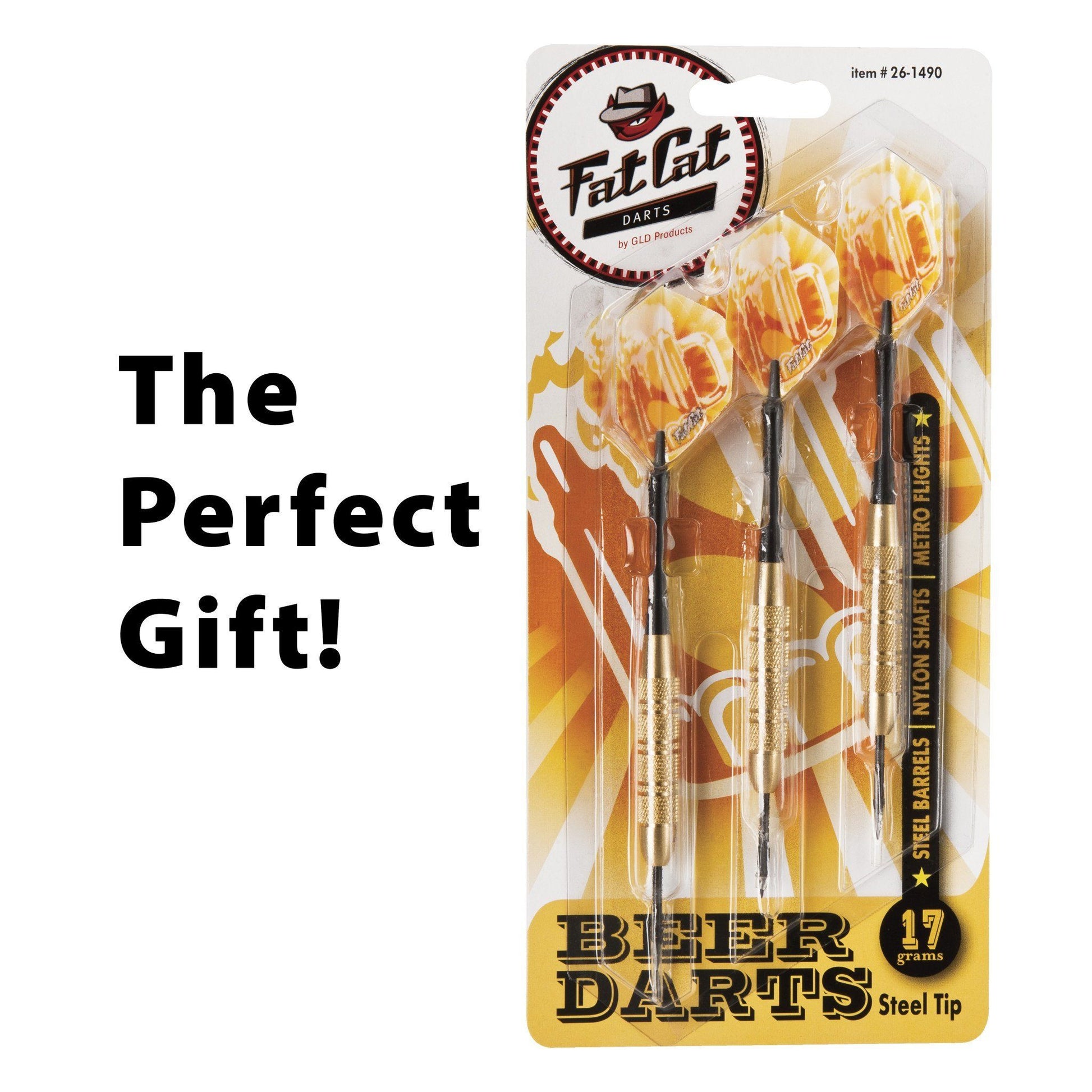[REFURBISHED] Fat Cat Beer Darts Steel Tip Darts 17 Grams Refurbished Refurbished GLD Products 