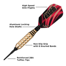 Load image into Gallery viewer, Viper Super Bee Darts Brass Soft Tip Darts 16 Grams
