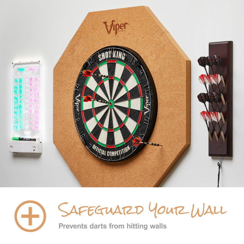 Viper Octagonal Wall Defender Dartboard Surround Cork