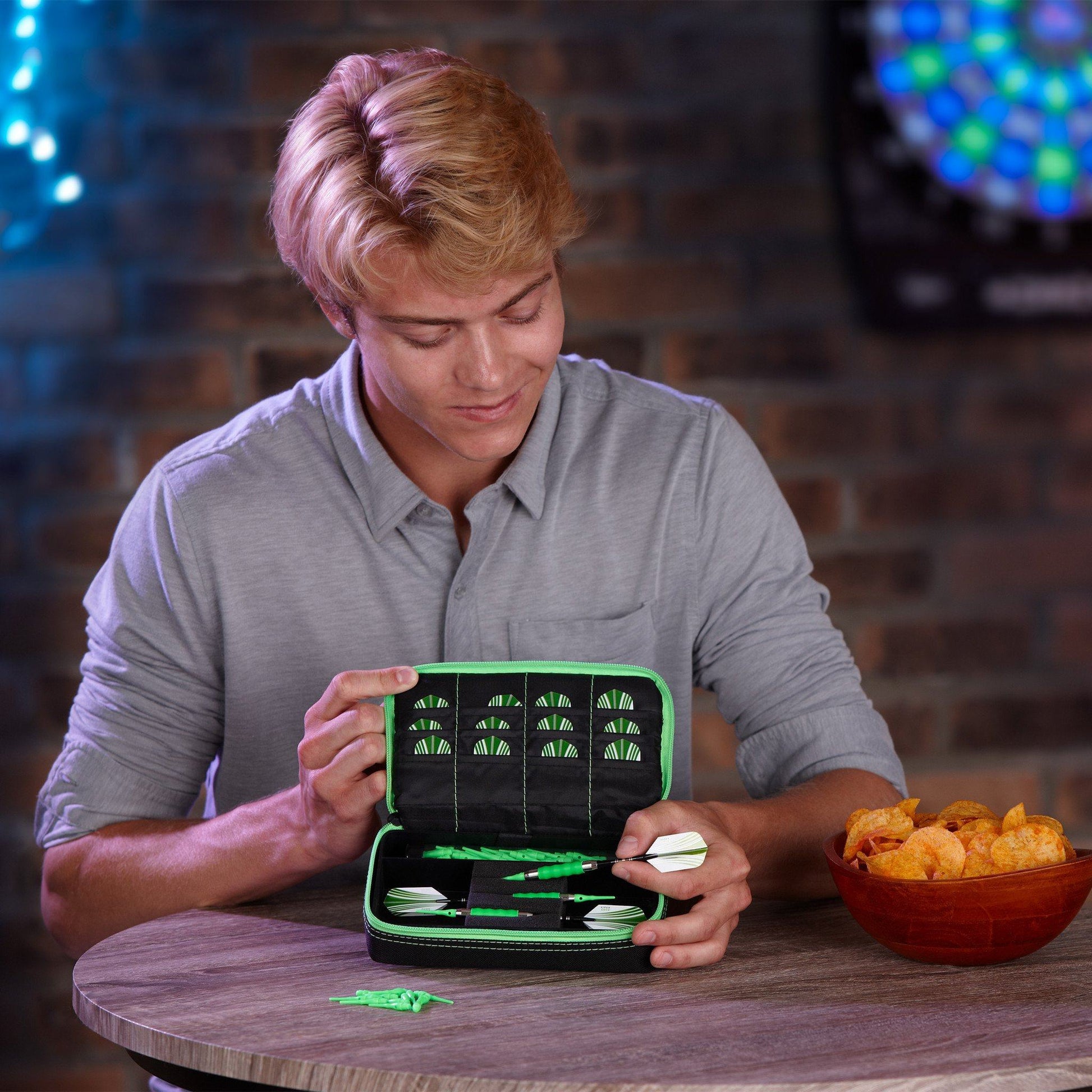 [REFURBISHED] Casemaster Plazma Dart Case Black with Green Trim Refurbished Refurbished GLD Products 