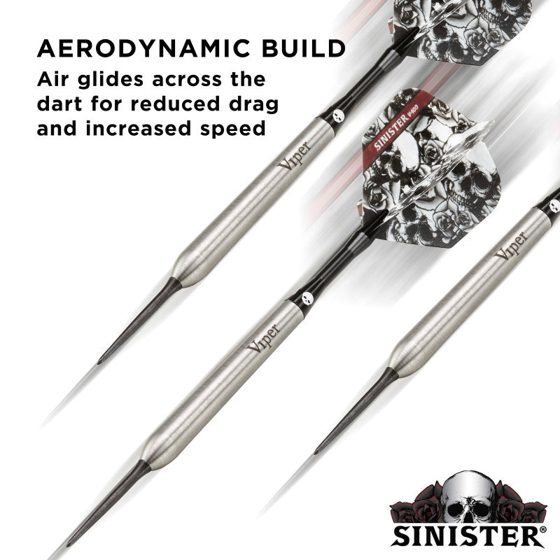 Viper Sinister 95% Tungsten Steel Tip Darts 25 Grams