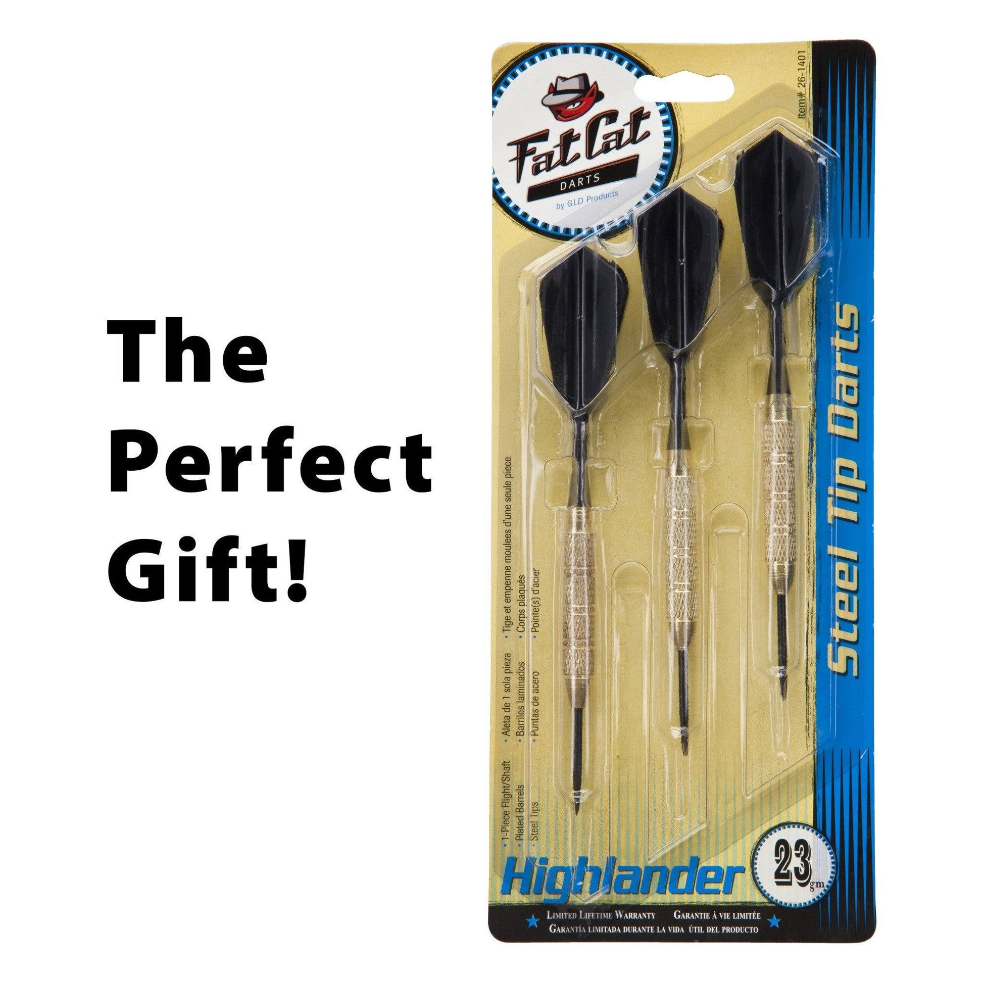 [REFURBISHED] Fat Cat Highlander Steel Tip Darts 23 Grams Refurbished Refurbished GLD Products 