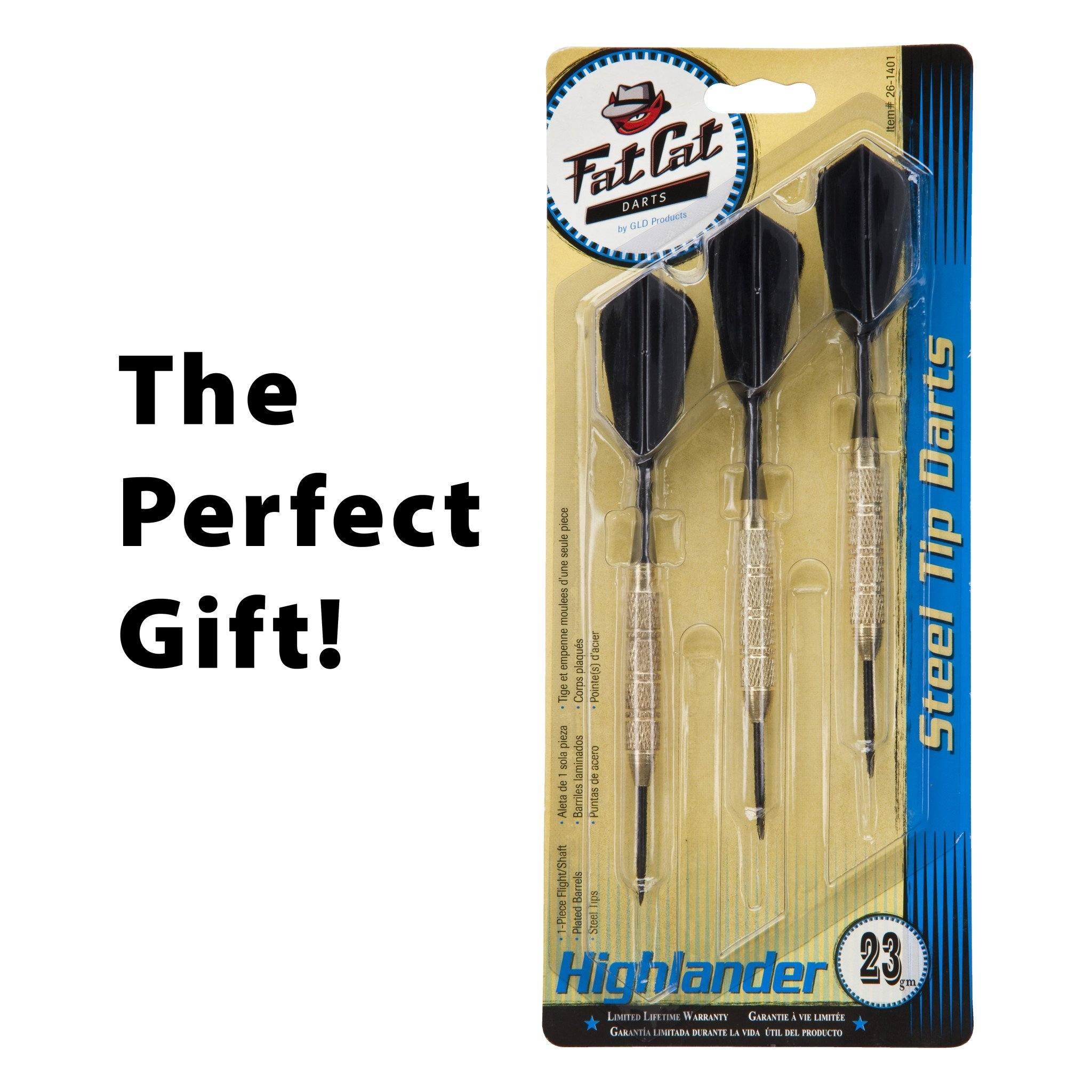 [REFURBISHED] Fat Cat Highlander Steel Tip Darts 23 Grams Refurbished Refurbished GLD Products 