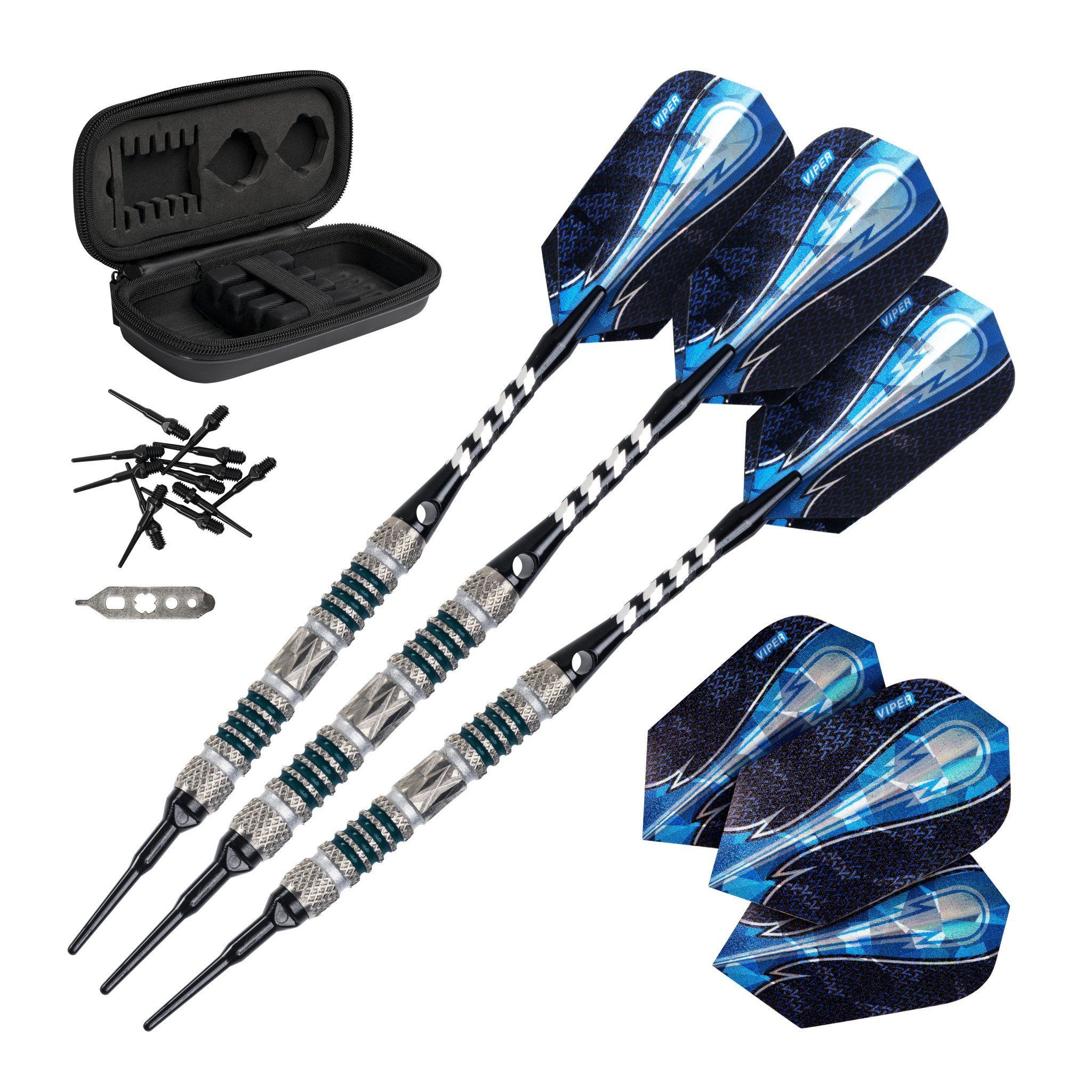 [REFURBISHED] Viper Astro Darts 80% Tungsten Soft Tip Darts Green Rings 18 Grams Refurbished Refurbished GLD Products 