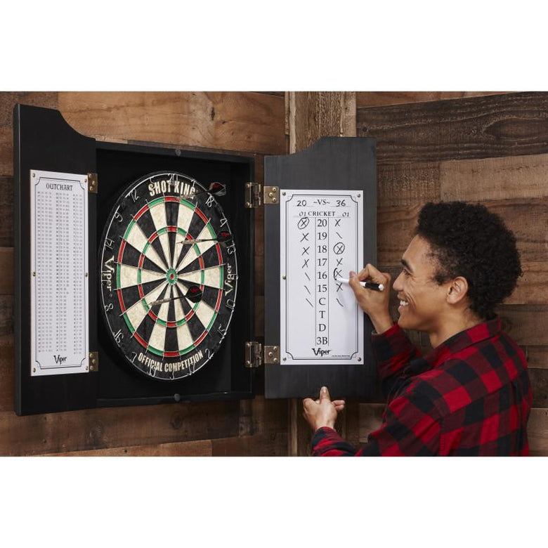 Viper Hudson Dartboard Cabinet Black Dartboard Cabinets Viper 