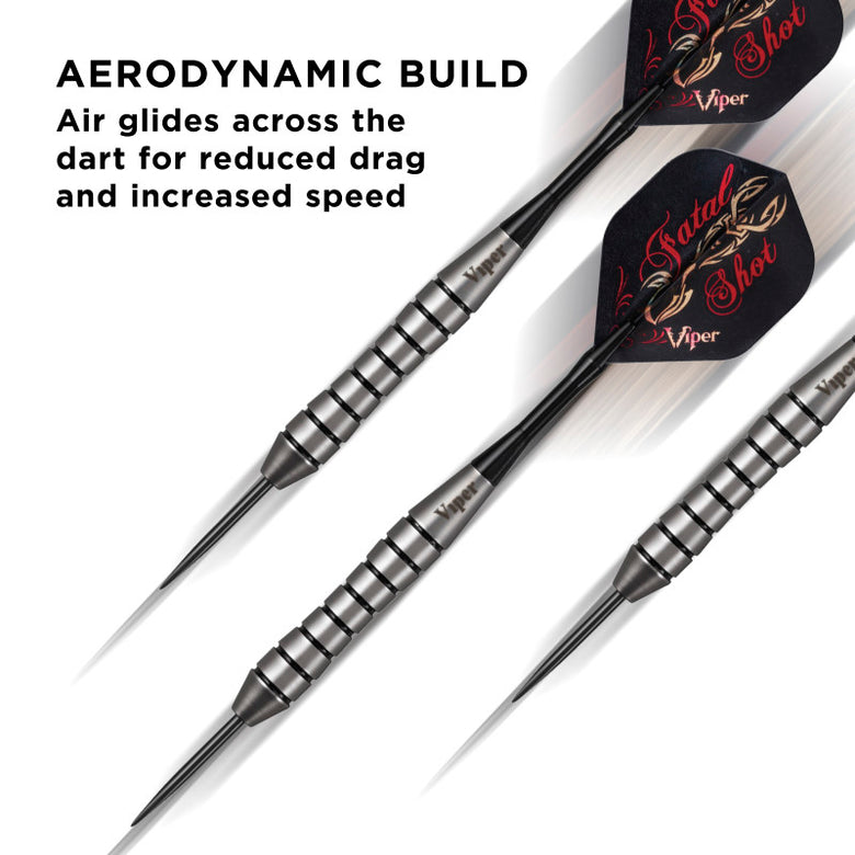 Viper Underground Steel Tip Darts Fatal Shot 24 Grams