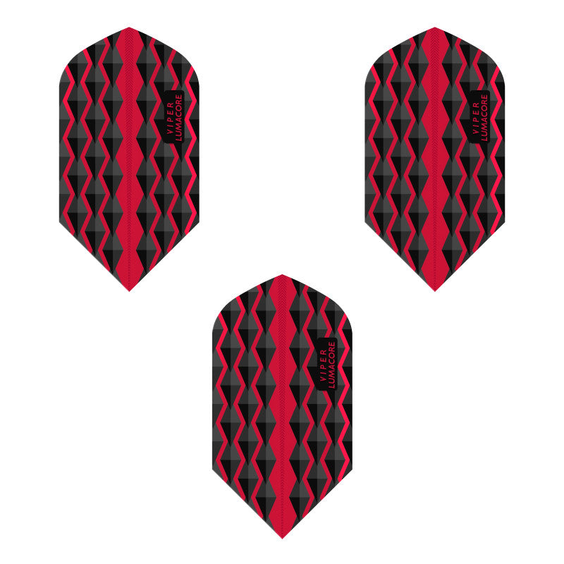 V-100 Lumacore Flights Slim Red/Black