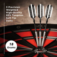 [REFURBISHED] Viper Sinister Darts 95% Tungsten Soft Tip Darts Tapered Barrel 18 Grams Refurbished Refurbished GLD Products 