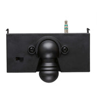 Black dart line scorer with spherical ball center and mounting brackets