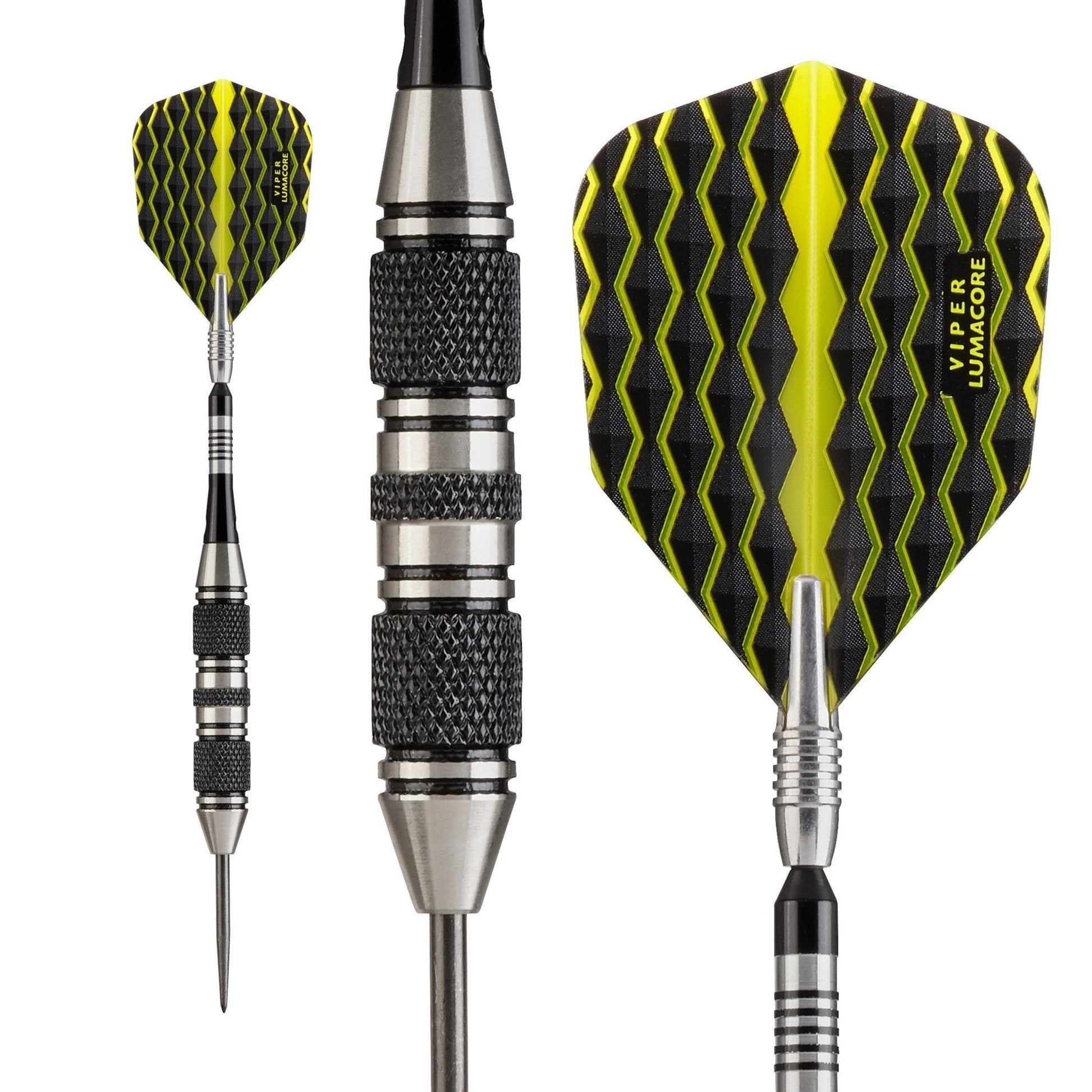 [REFURBISHED] Viper The Freak Darts Steel Tip Darts 3 Knurled Rings Barrel 22 Grams Refurbished Refurbished GLD Products 