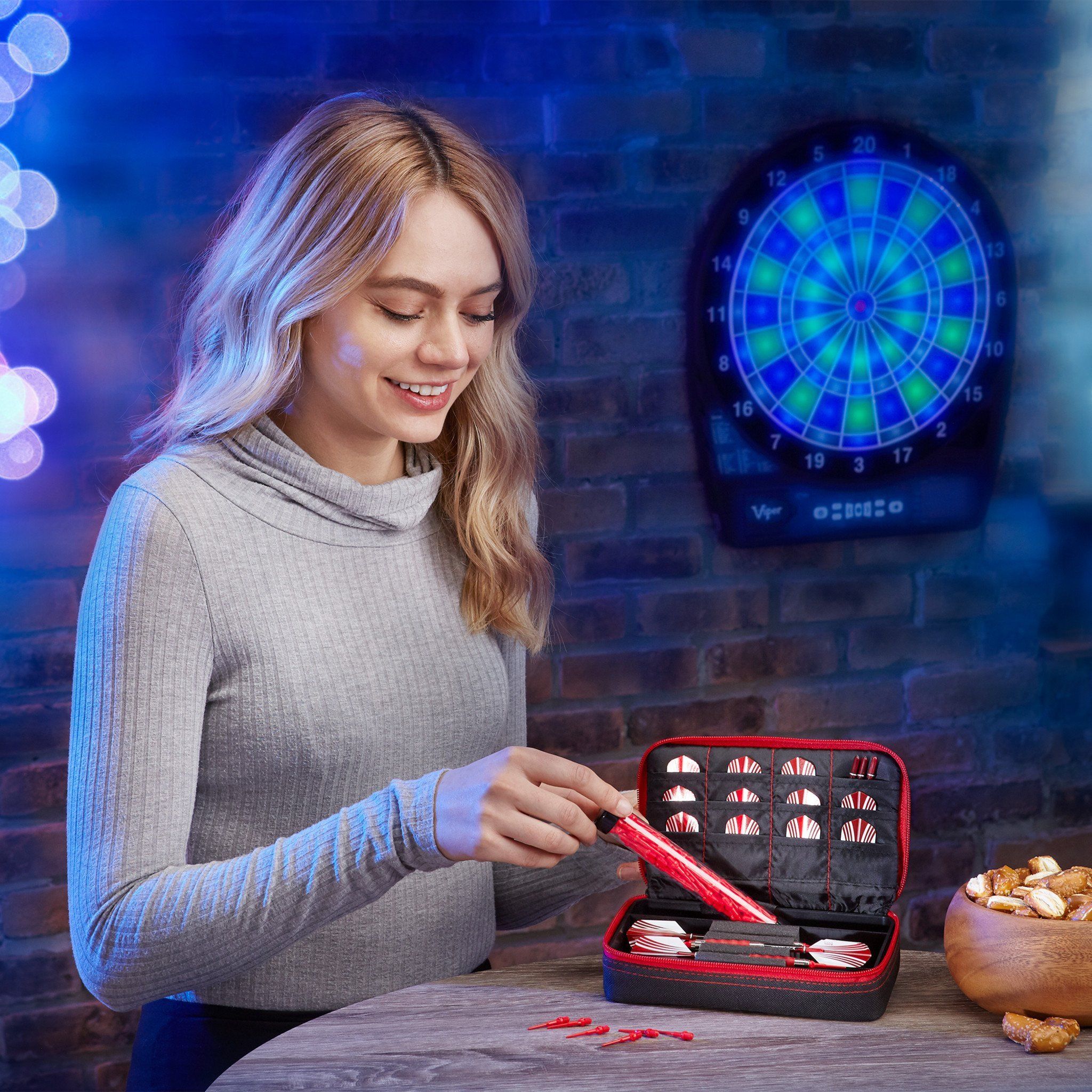 [REFURBISHED] Casemaster Plazma Dart Case Black with Ruby Zipper Refurbished Refurbished GLD Products 