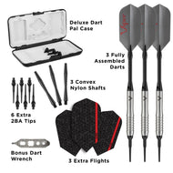 [REFURBISHED] Viper V-Factor Darts 90% Tungsten Soft Tip Darts Shark Fin Barrel 20 Grams Refurbished Refurbished GLD Products 
