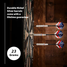 Load image into Gallery viewer, Fat Cat Support Our Troops Steel Tip Dart Set 23 Grams
