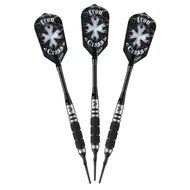 Viper Desperado 80% Tungsten Iron Cross Soft Tip Darts 3 Knurled Rings 18 Grams Soft-Tip Darts Viper 