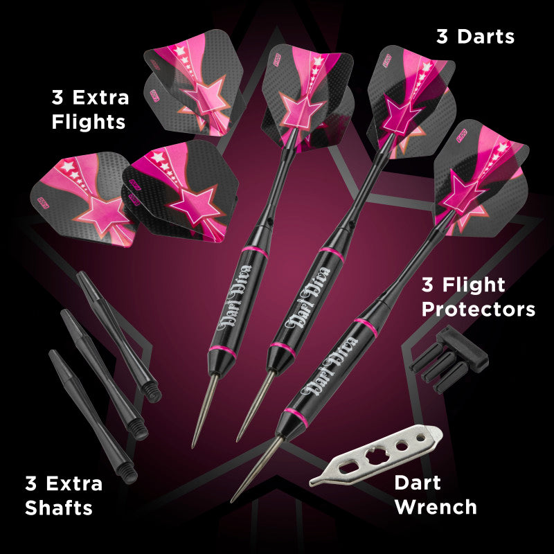 Viper Vanity Dart Diva Steel Tip Darts 22 Grams