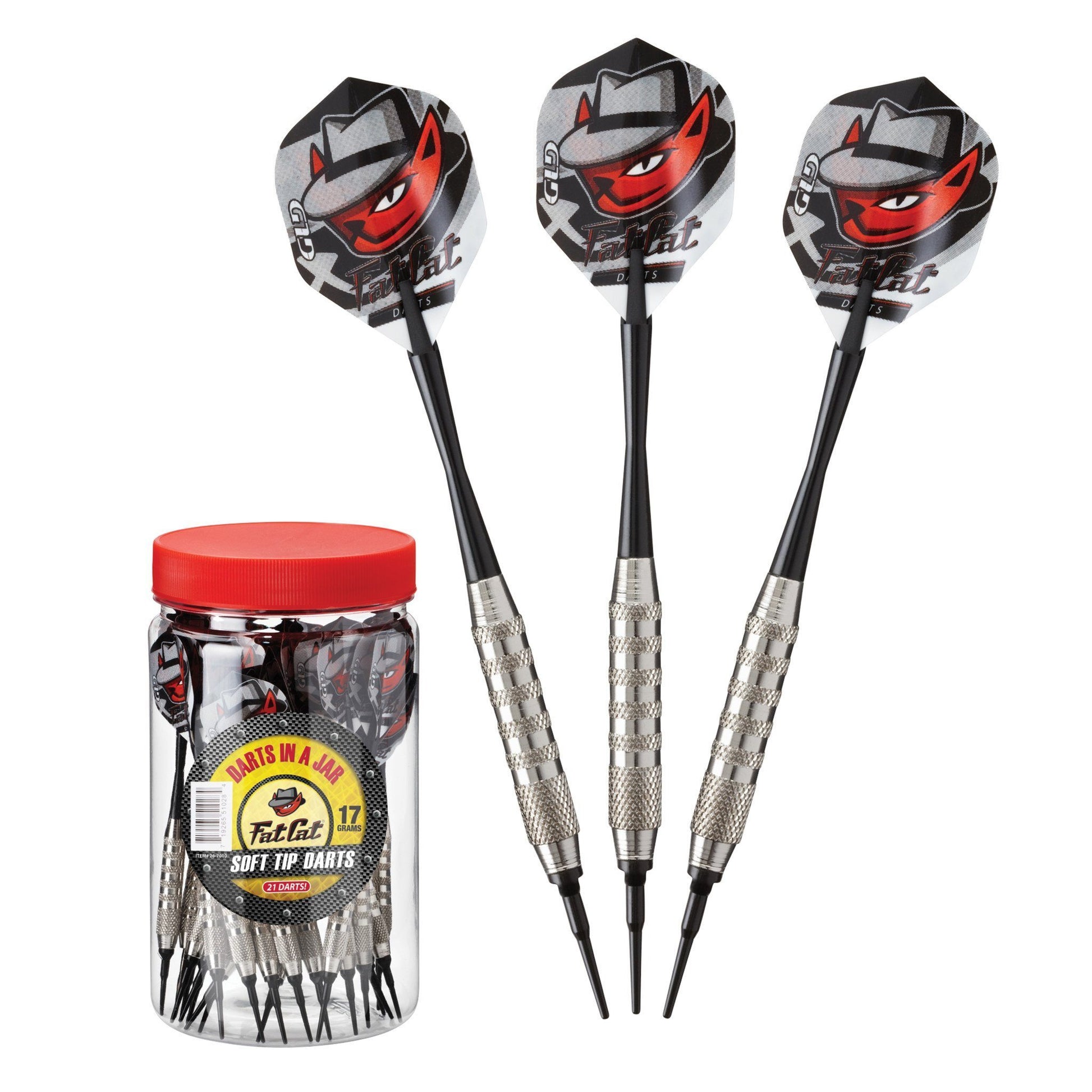 [REFURBISHED] Fat Cat Darts in a Jar Soft Tip Darts 17 Grams Refurbished Refurbished GLD Products 