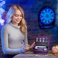 [REFURBISHED] Casemaster Plazma Plus Dart Case Black with Amethyst Zipper and Phone Pocket Refurbished Refurbished GLD Products 