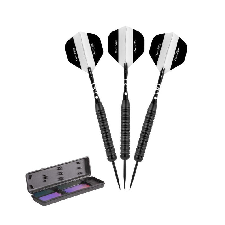 Elkadart Black 150 Jet Black Steel Tip Darts Steel-Tip Darts Elkadart 