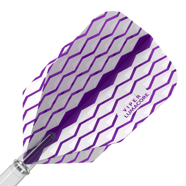 V-100 Lumacore Flights Standard Purple/White