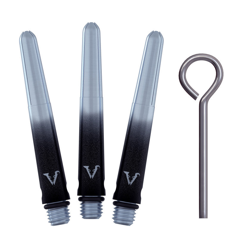 Viperlock Aluminum Shade Dart Shaft Short Silver