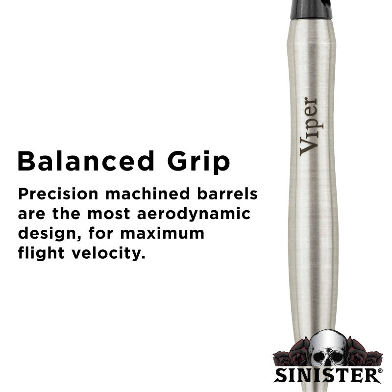 Viper Sinister 95% Tungsten Steel Tip Darts 24 Grams