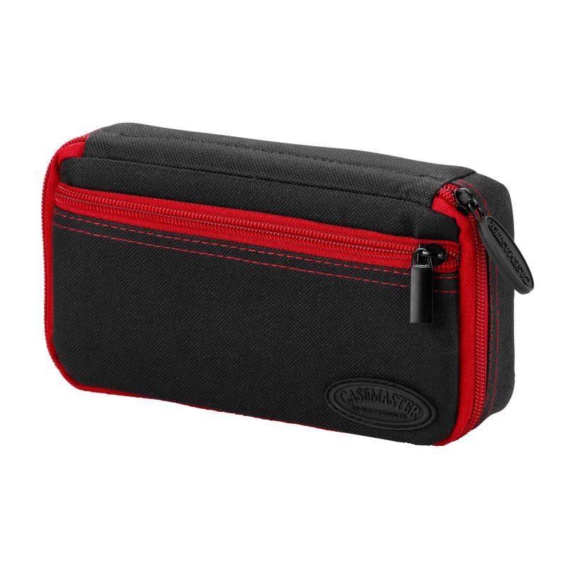 Casemaster Plazma Dart Case Black with Ruby Zipper Dart Cases Casemaster 